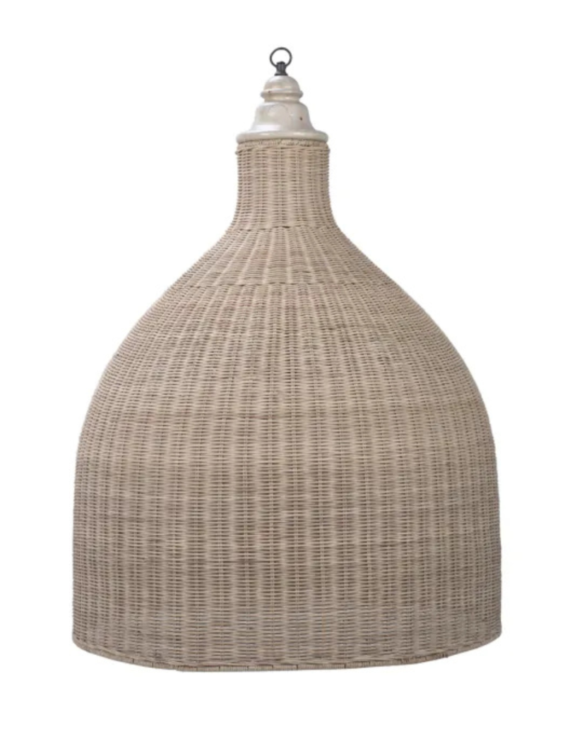 Hampton Rattan Pendant Extra Large