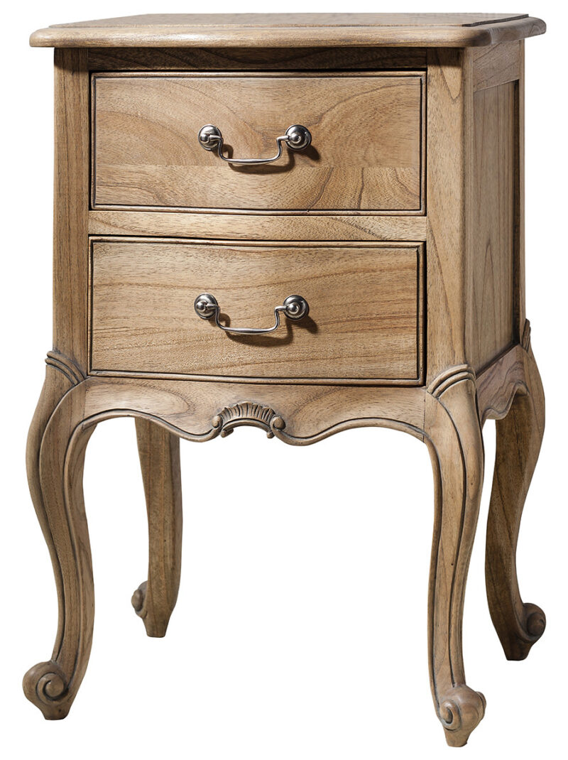 French  Weathered Bedside Table