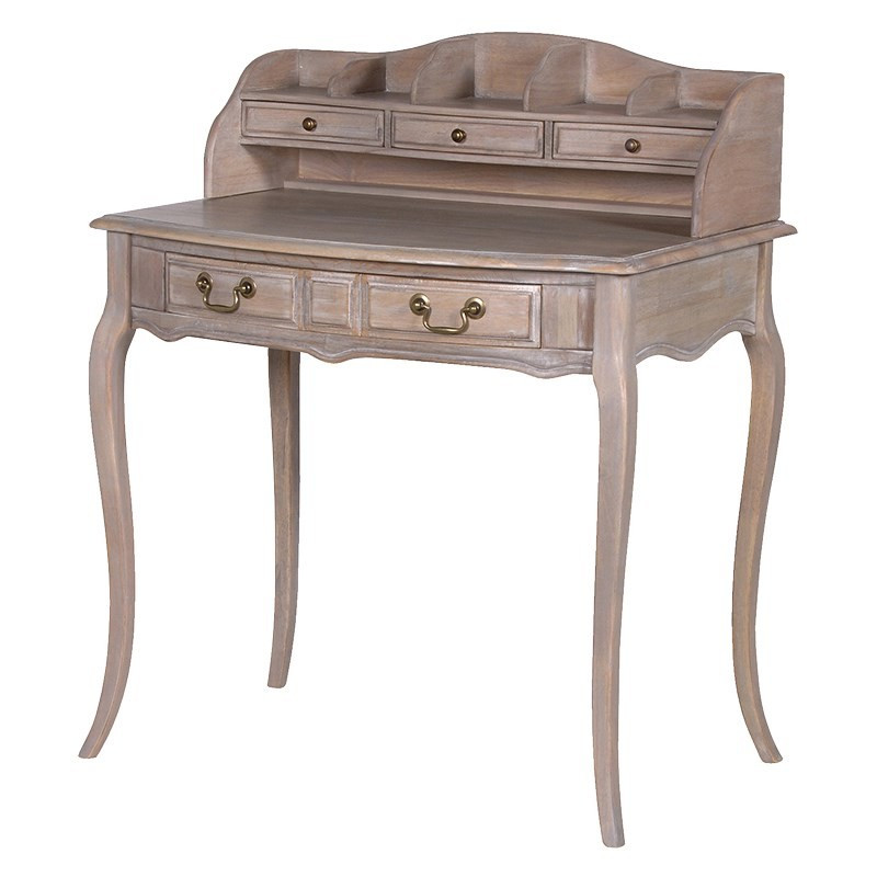 White Wash French Writing Desk